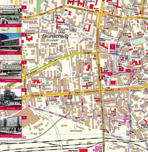 Stadtplan Cottbuss